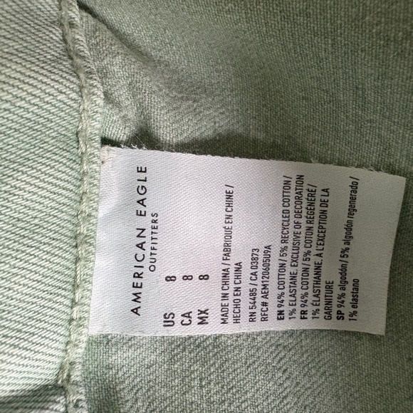 American Eagle - Stretch Mom Short - Mint - Picture 5 of 6